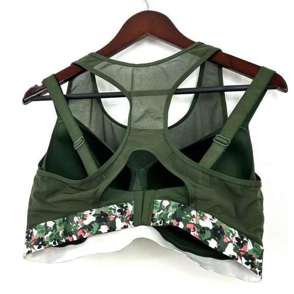 Adore Me Green 38DDD Micah Contour High Impact Sport Bra Mesh Adjustable Straps - Picture 5 of 12